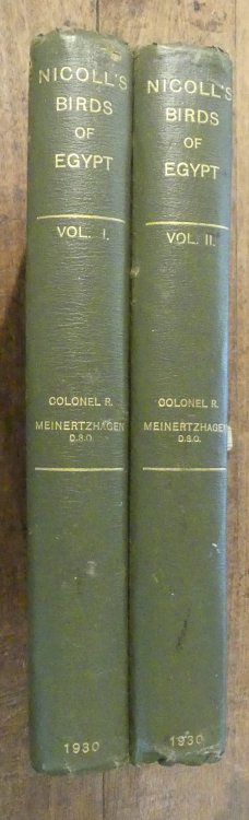 Nicoll's Birds Of Egypt TWO VOLUMES
