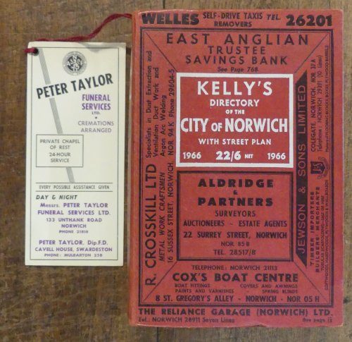 Kelly's Directory of the City of Norwich 1966 (Twenty-First edition)