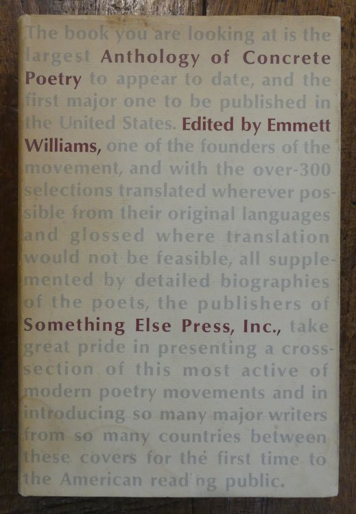 Anthology of Concrete Poetry