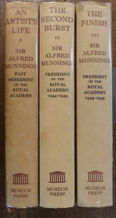 An Artists Life, The Second Burst and The Finish. Three Volumes.