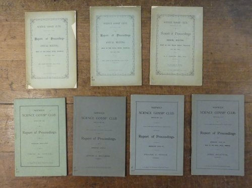 Reports of Proceedings at the Annual Meetings and Sessions . 7 Issues; May 22nd 1889, May 28th 1890, May 16th 1894, 1905-6, 1908-9, 1909-10, & 1912-13