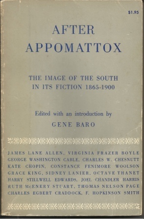 After Appomattox The Image of the South in its Fiction 1865-1900