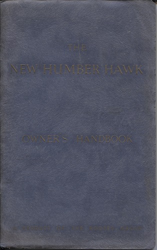Owner's Handbook: The New Humber Hawk