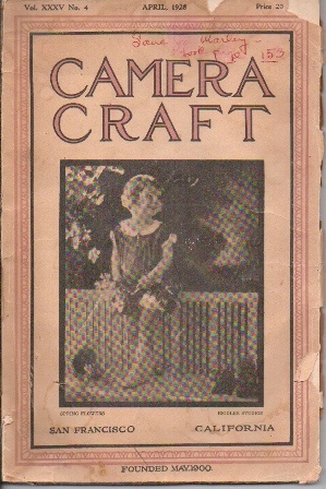 Camera Craft Volume XXXV, No. 4, April 1928