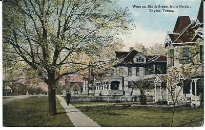 West On Sixth Street From Porter, Taylor Texas