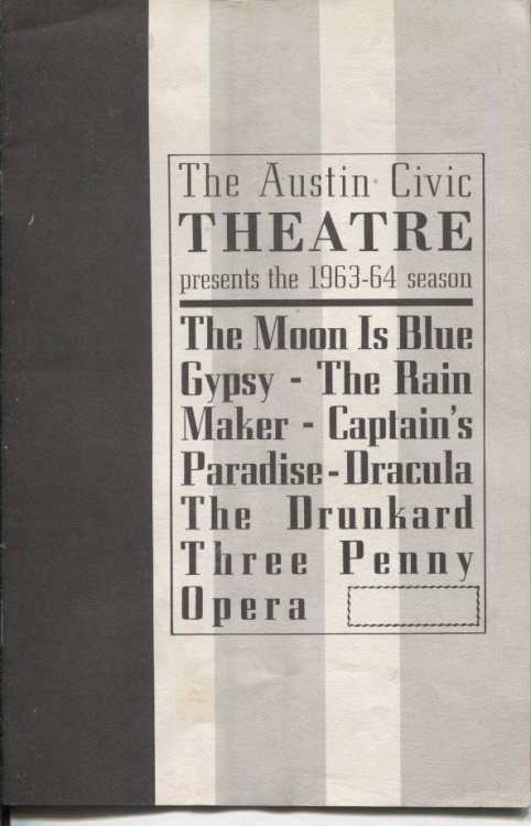 Gypsy, A Playbill The 1963-1964 Season