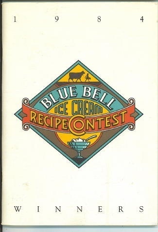 Blue Bell Ice Cream Recipe Contest Winners 1984