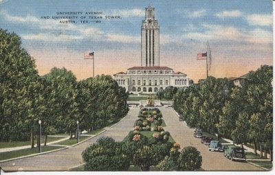 University Avenue And University Of Texas Tower, Austin, Tex -- 40