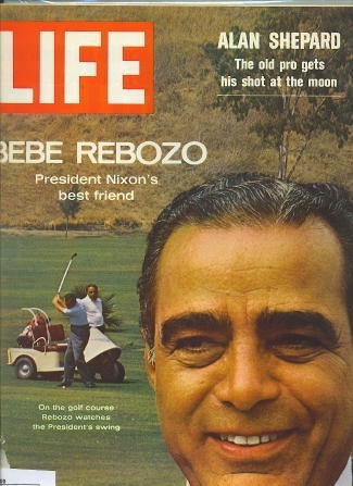 Life Magazine, July 31, 1970 Bebe Rebozo, President Nixon's Best Friend