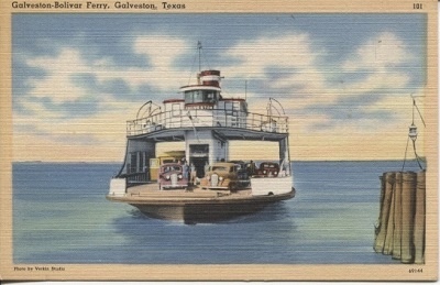 Galveston-Bolivar Ferry, Galveston, Texas