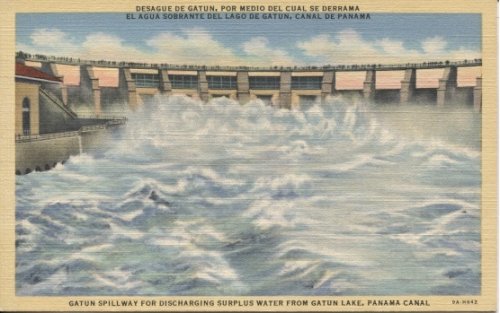 Gatun Spillway For Discharging Surplus Water From Gatun Lake [Panama]