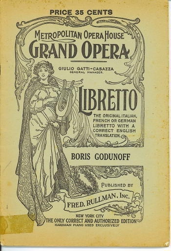Libretto: Boris Godonuff godonouv