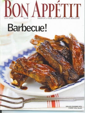 Bon Appetit Food And Drink Magazine, July 2002, Barbecue