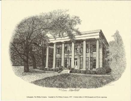 The Neill-Cochran House (lithograph) . . . #322/1000