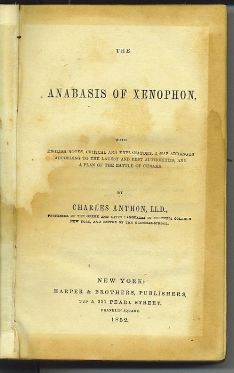 Anabasis Of Xenophon