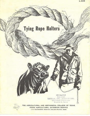 Tying Rope Halters L-459