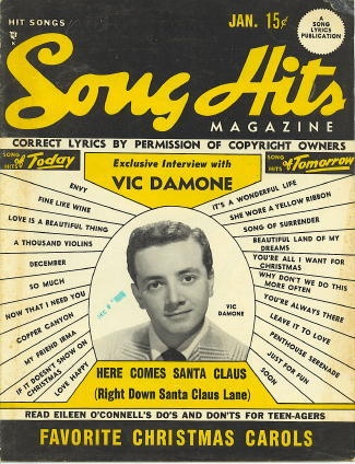 Song Hits: January 1950: Vic Damone, Here Comes Santa Claus
