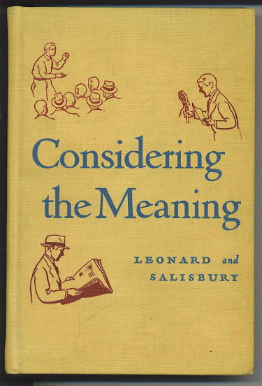 Considering The Meaning The Thought Program: Making Sense in What You Read, Write and Say