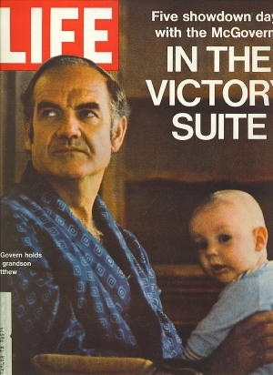 Life Magazine, July 21, 1972 George McGovern in the Victory Suite