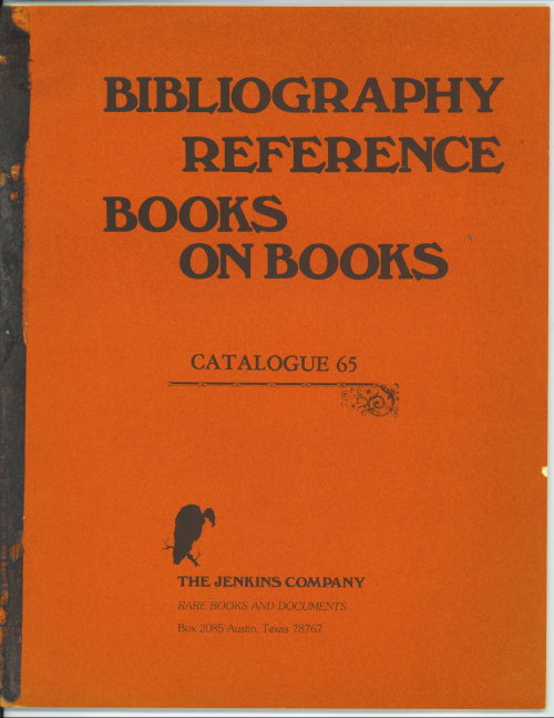 Bibliography Reference Books On Books, Catalogue 65