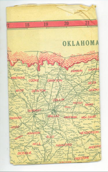 A Map Of Texas For The Texas Almanac