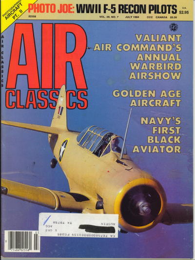 Air Classics Volume 20, No. 7, July 1984