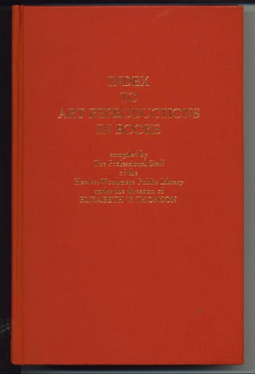 Index To Art Reproductions In Books