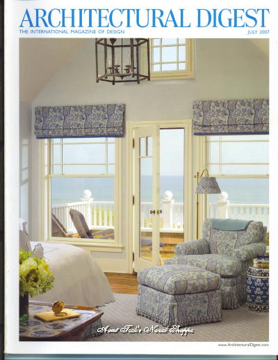 Architectural Digest July 2007 The International Magazine of Design