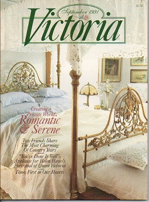Victoria Magazine, September 1991, Creating A Private World Romantic & Serene