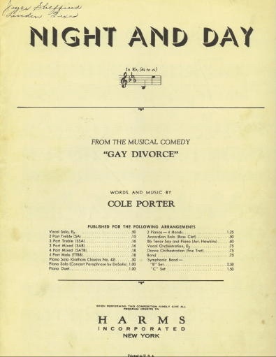 Night And Day From the Musical Comedy 