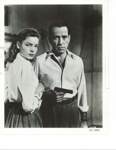 Humphrey Bogart, Lauren Bacall In Key Largo