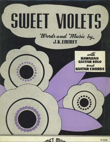 Sweet Violets, With Hawaiian Guitar Solo And Guitar Chords
