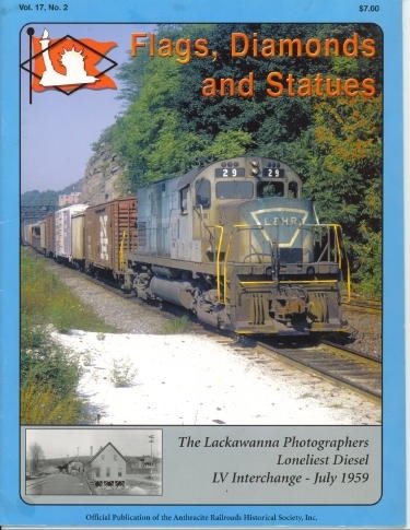 Flags Diamonds And Statues The Lackawanna Photographers Loneliest Diesel LV Interchange--July 1959