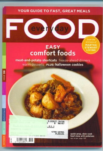 Everyday Food Issue 36. October 2006