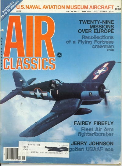 Air Classics Volume 19, No. 5, May 1983, U. S. Naval Aviation Museum