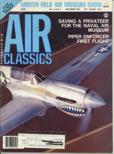 Air Classics Volume 19, No. 9, September 1983, Minter Field Air Museum Show