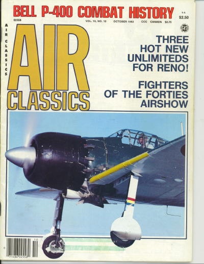 Air Classics Volume 19, No. 10, October 1983, Bell P-400 Combat History