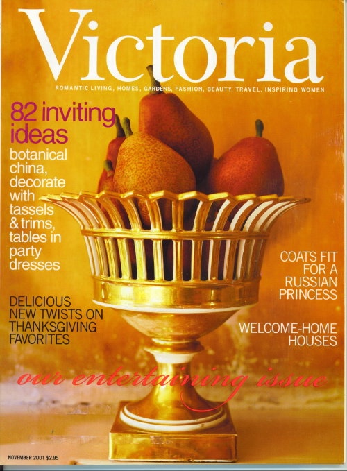 Victoria Magazine November 2001: Delicious New Twists On Thanksgiving Favorites