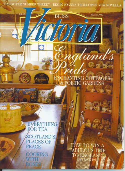 Victoria Magazine March 1999, Enchanting Cottages And Poetic Gardens