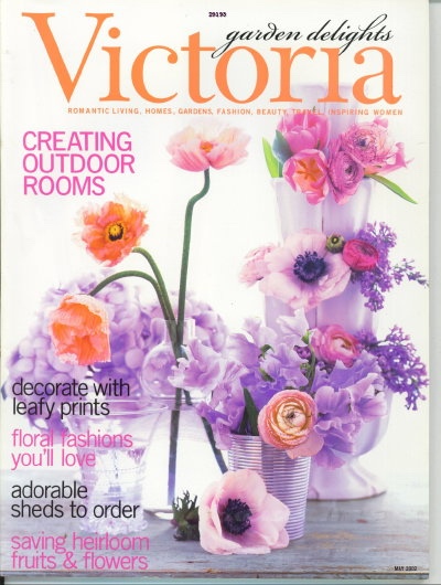 Victoria Magazine May 2002: Creating Outdoor Rooms