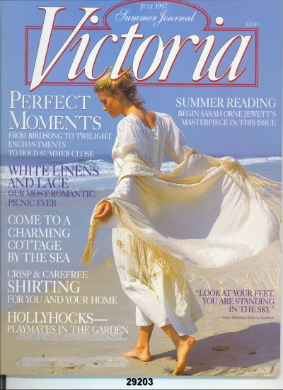 Victoria Magazine July1997: White Linen And Lace
