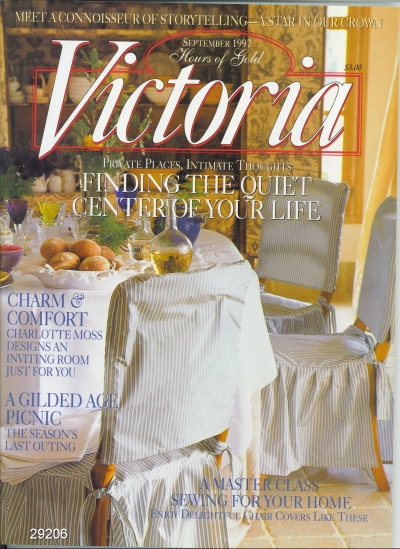 Victoria Magazine September 1997: Finding The Quiet Center Of Your Life