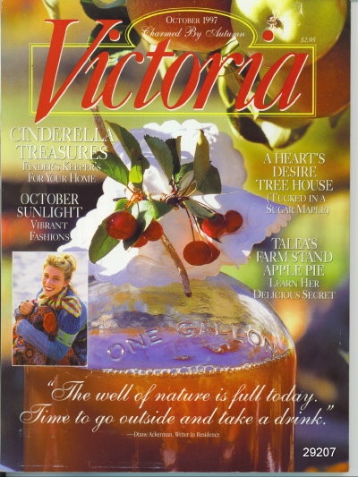 Victoria Magazine October 1997: Cinderella Treasures