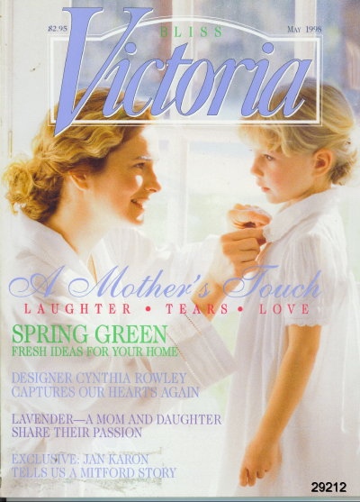 Victoria Magazine May 1998: A Mother's Touch