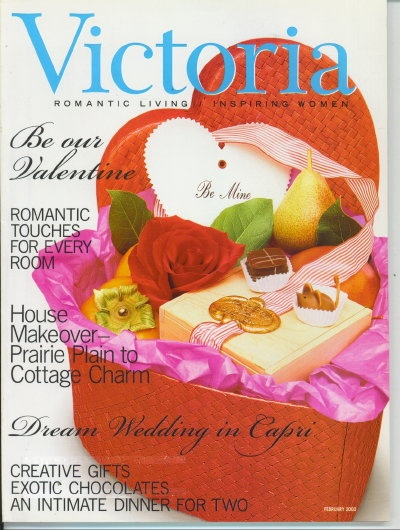 Victoria Magazine February 2003, Be Our Valentine