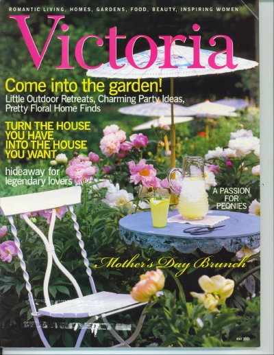 Victoria Magazine May 2003 Come Into the Garden, Mother's Day Brunch