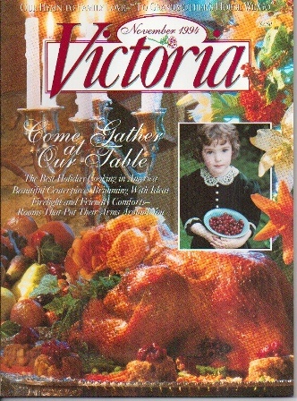Image for Victoria Magazine, November 1994 Come Gather At Our Table Victoria Magazine, November 1994 Come Gather At Our Table