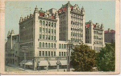 The Auditorium, Los Angeles, California, 1911