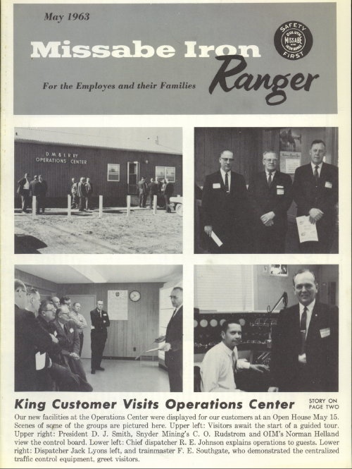 Missabe Iron Ranger, May 1963 For Employees and Their Families