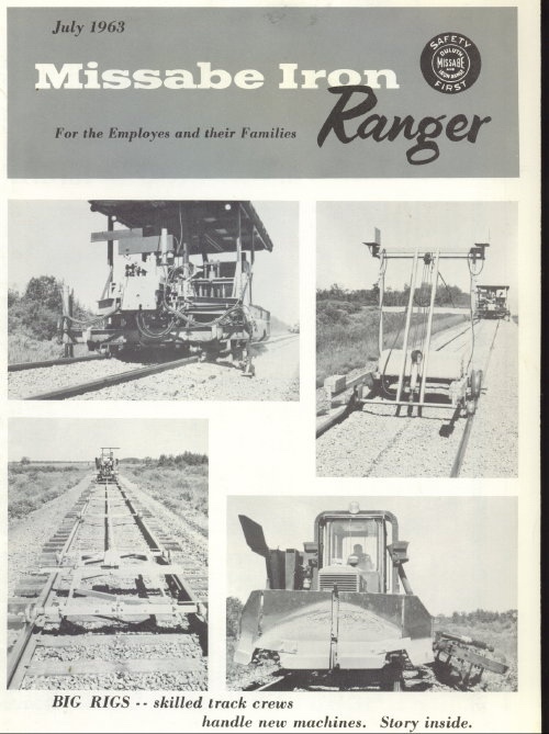 Missabe Iron Ranger, July 1963 For Employees and Their Families